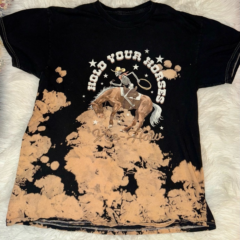 Kids Black and Tan Graphic T-Shirt